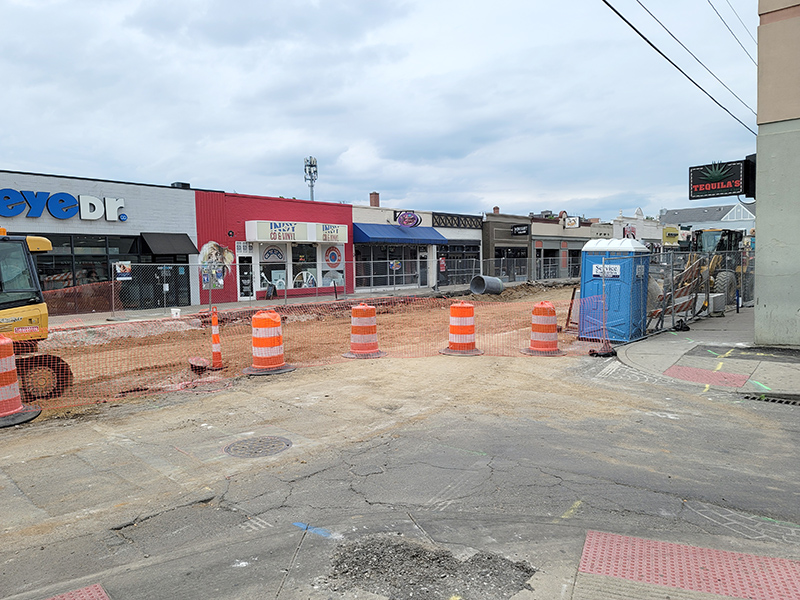 Random Rippling - New street configurations during construction