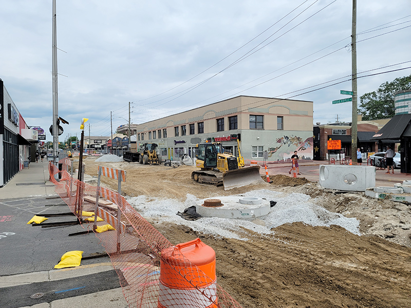 Random Rippling - New street configurations during construction