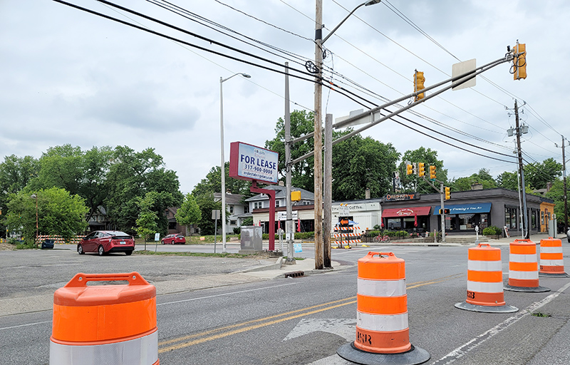 Random Rippling - College closure for Red Line work