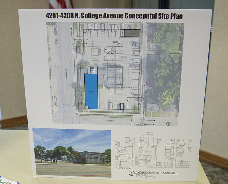 Plan for the northeast corner of 42nd and College