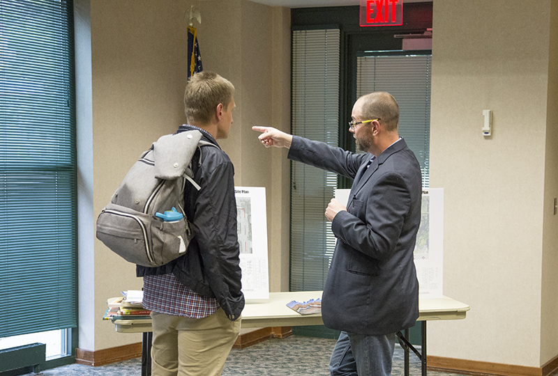 Random Rippling - 42nd & College development open house