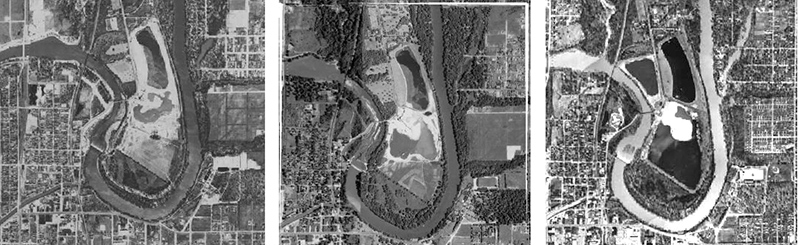 Images from 1937, 1941, 1956 of the Dawson Lake area