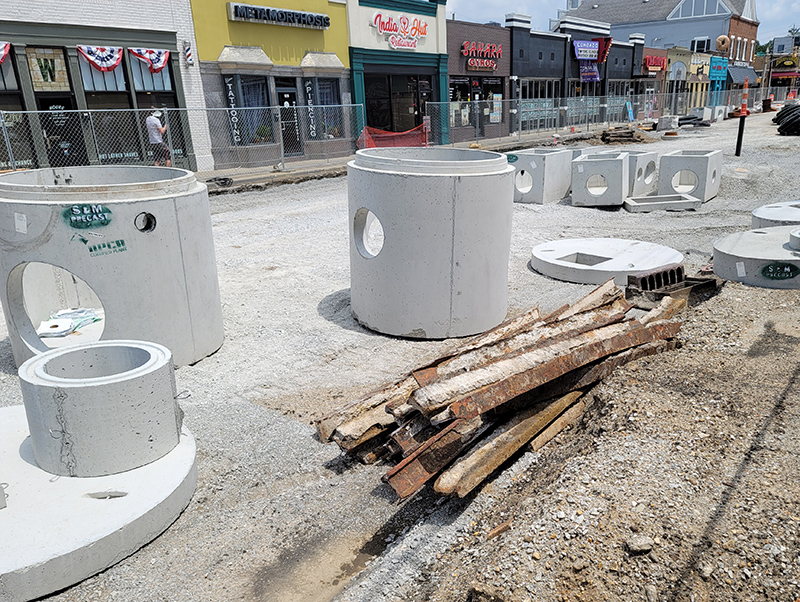 Random Rippling - More street car rails unearthed