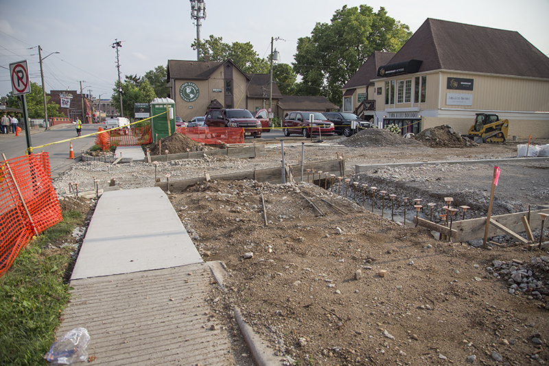 Random Rippling - Parking lot construction