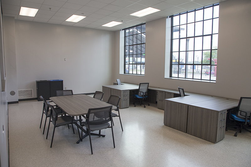 One of the front offices on the tour