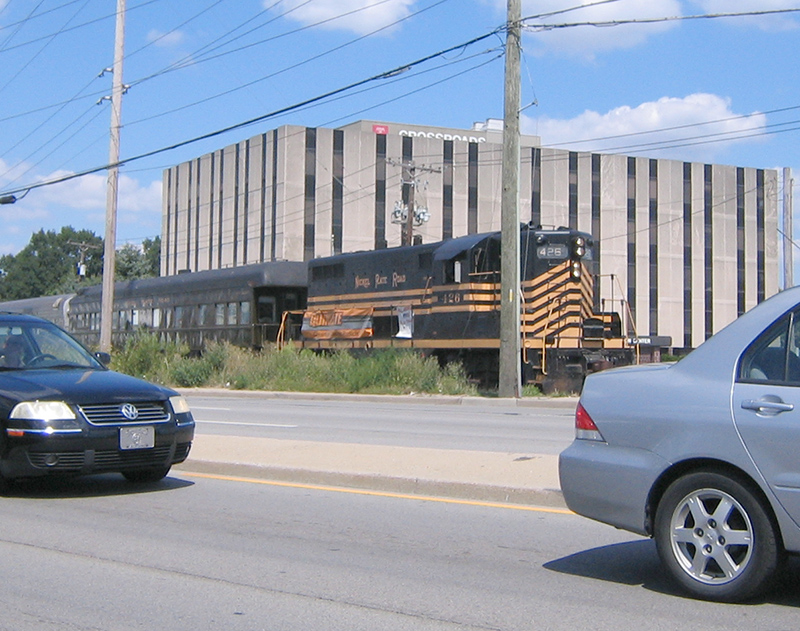 The Fair Train in 2008 along Keystone Avenue