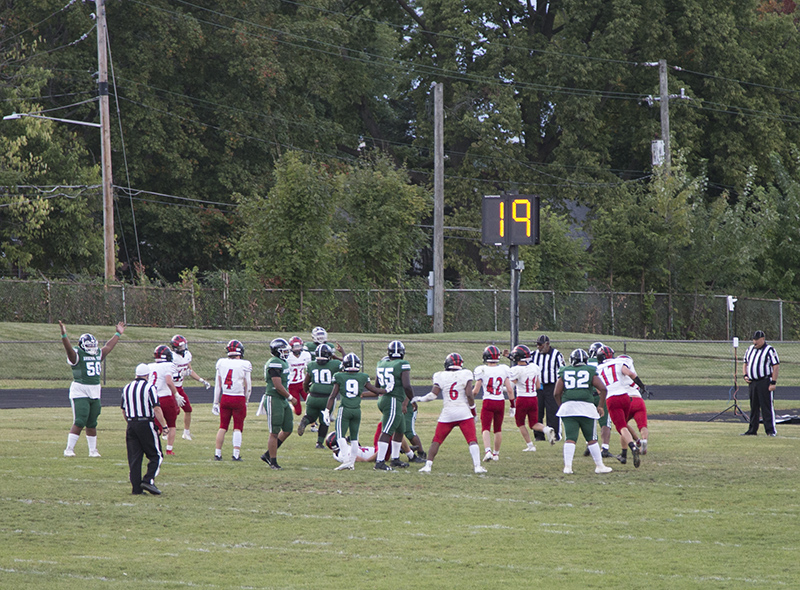 The Titans score a touchdown