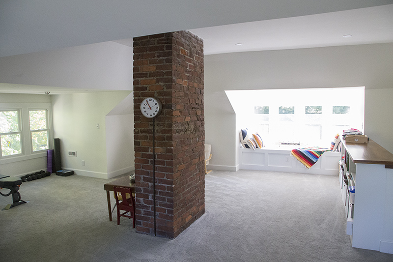 The third-floor space