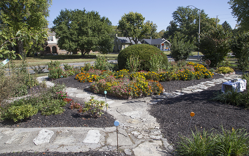 The famed Flower House gardens