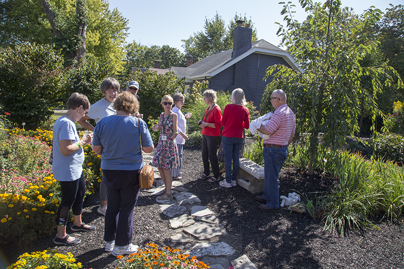Random Rippling - Bench dedication at Flower House on Kessler