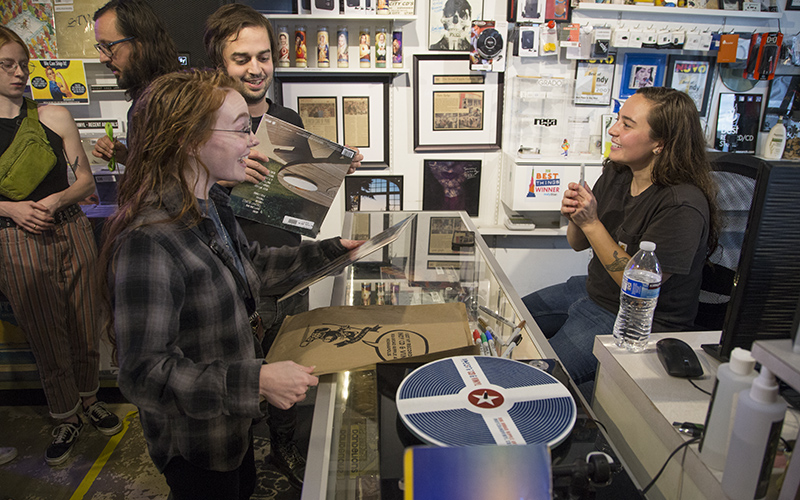 There was an album signing after the performance
