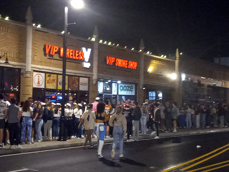 Frog's Random Rippling - Butler Homecoming Crowds in the Village
