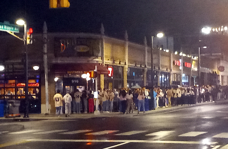Frog's Random Rippling - Butler Homecoming Crowds in the Village