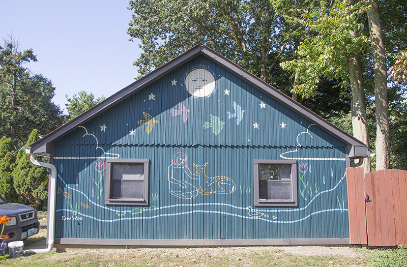 Random Rippling - Mural in Rocky Ripple Completed