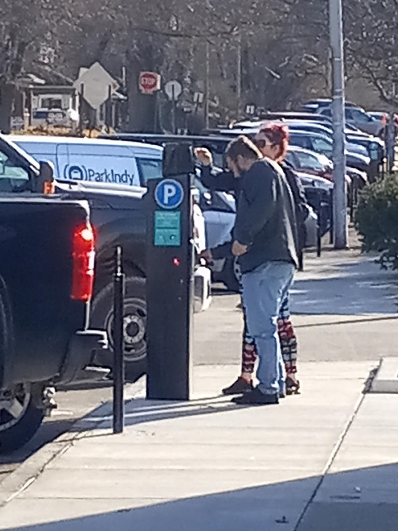 On Wednesday patrons were paying the new meter
