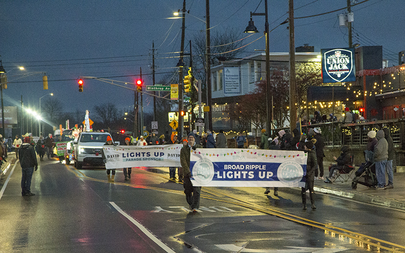Here comes the parade!