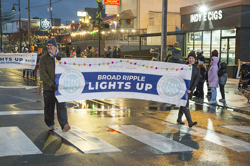 Random Rippling - Broad Ripple Lights Up!