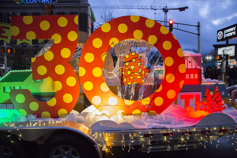 The Bungalow had a 30th anniversary float