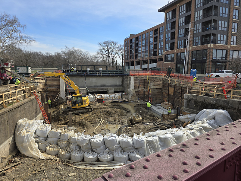 Random Rippling - Westfield Bridge Replacement Progress