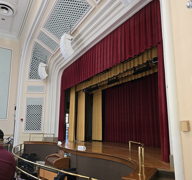 The auditorium