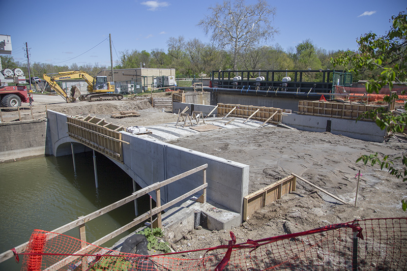 Random Rippling - Westfield Bridge progressing