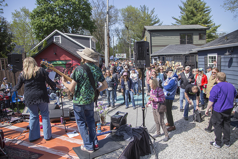 Random Rippling - Broad Ripple Flower Alley Revival