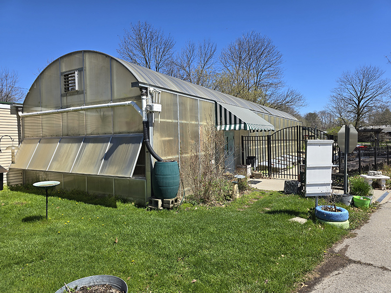 Many readers will recognize the greenhouse