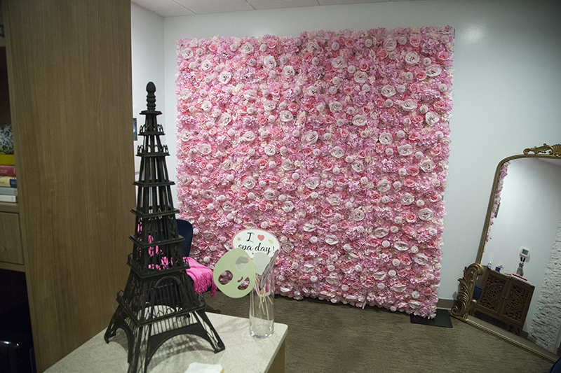 A few of the spaces inside Le Spa