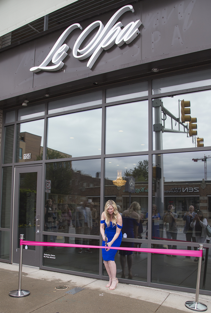 The ribbon cutting