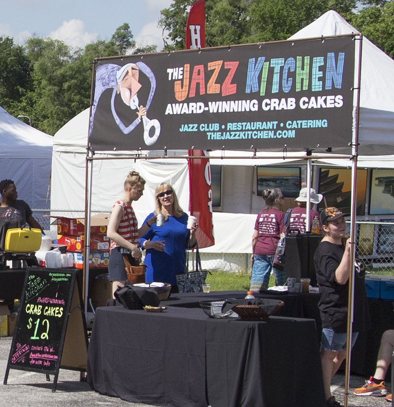 The Jazz Kitchen's food tent