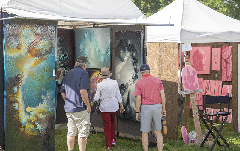 Random Rippling - 52nd Annual BR Art Fair