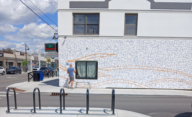 Frog's Random Rippling - Mural Update