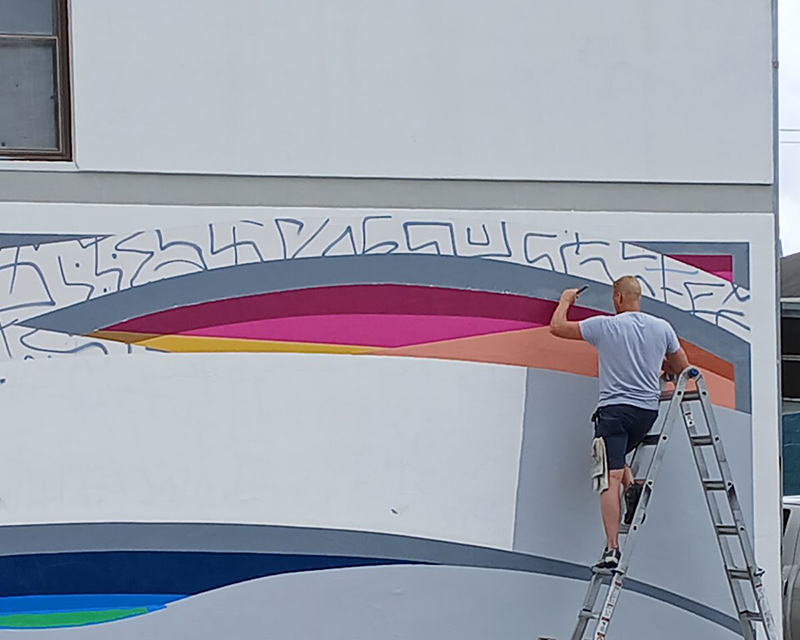 Frog's Random Rippling - Mural Update