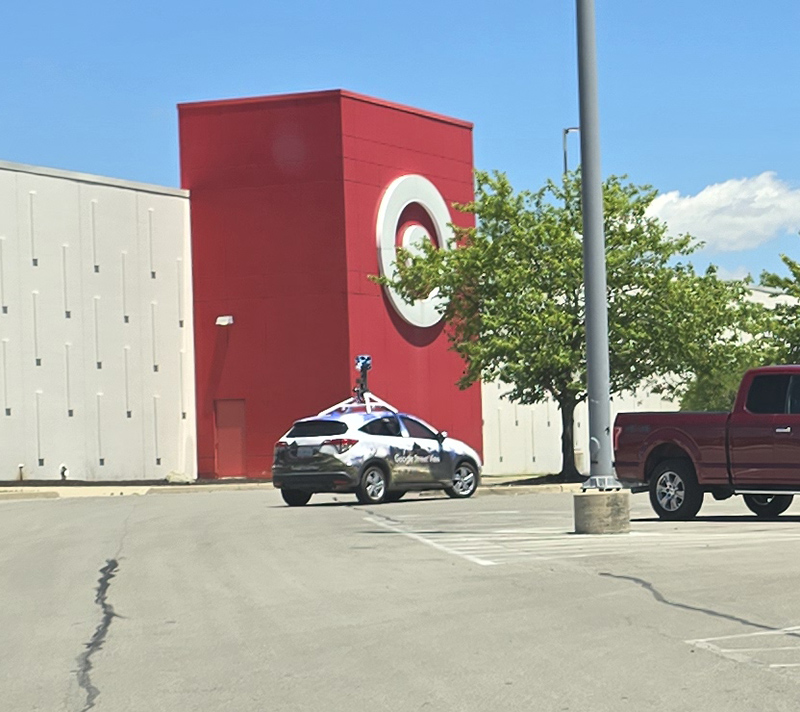 Random Rippling - Google Car spotted