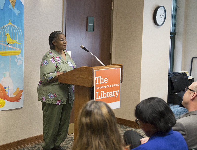 Circulation Supervisor Michelline Brandon