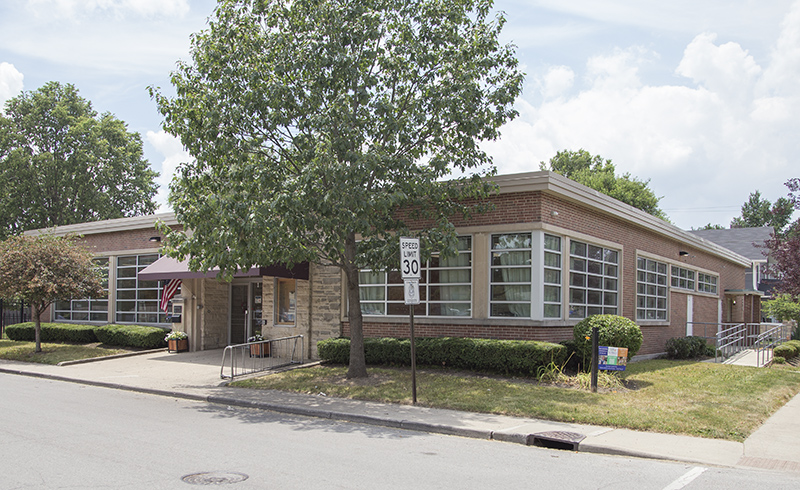There were tours of the previous Broadway Branch building across the street