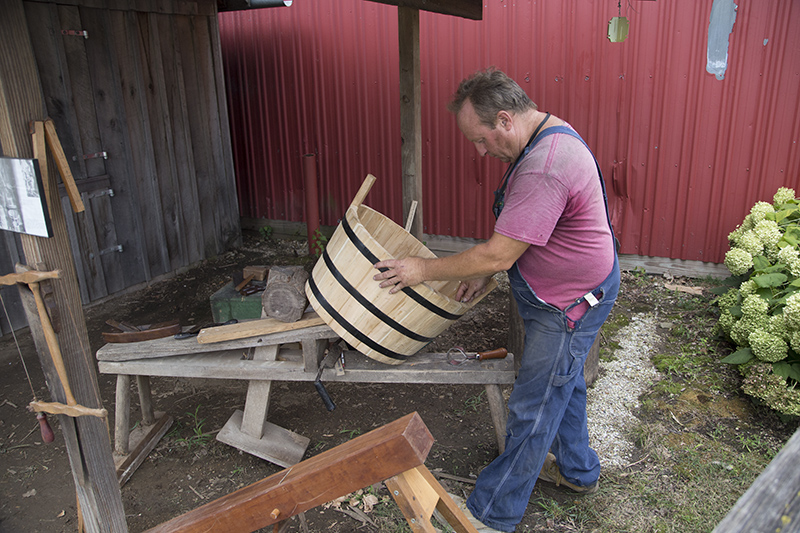 Barrel making demonstration