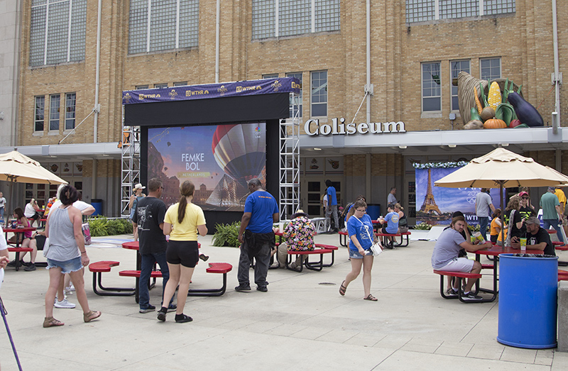 You can watch the 2024 Paris Olympics in front of the coliseum