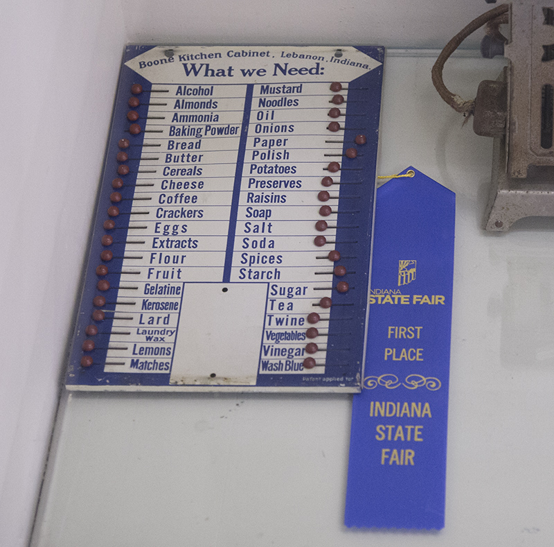 Nora's grocery list ribbon