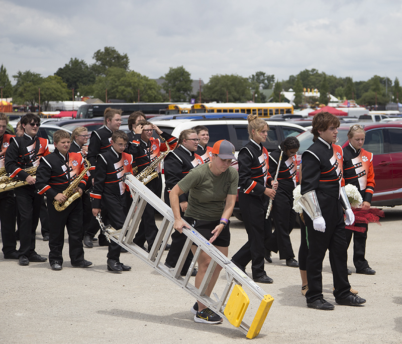 Band Day - getting prepared for a performance