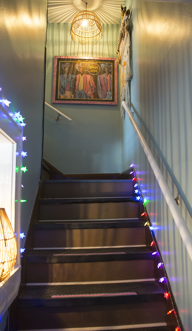There's more upstairs!