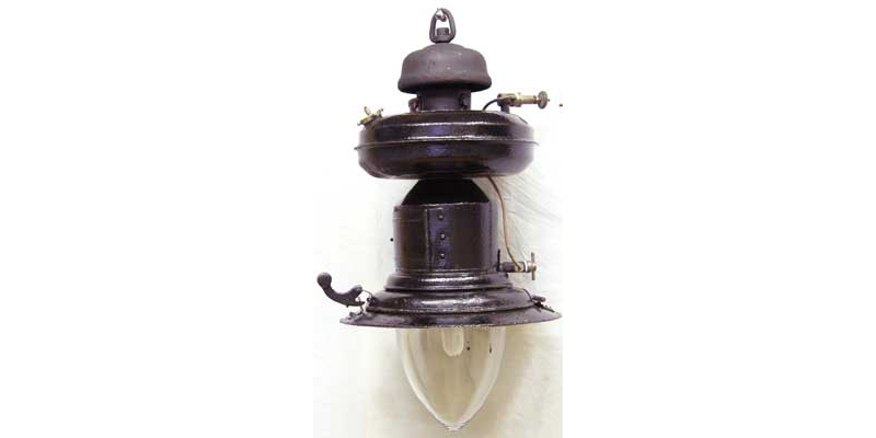 An example of a Kitson lamp from the Terrence March Lantern Gallery