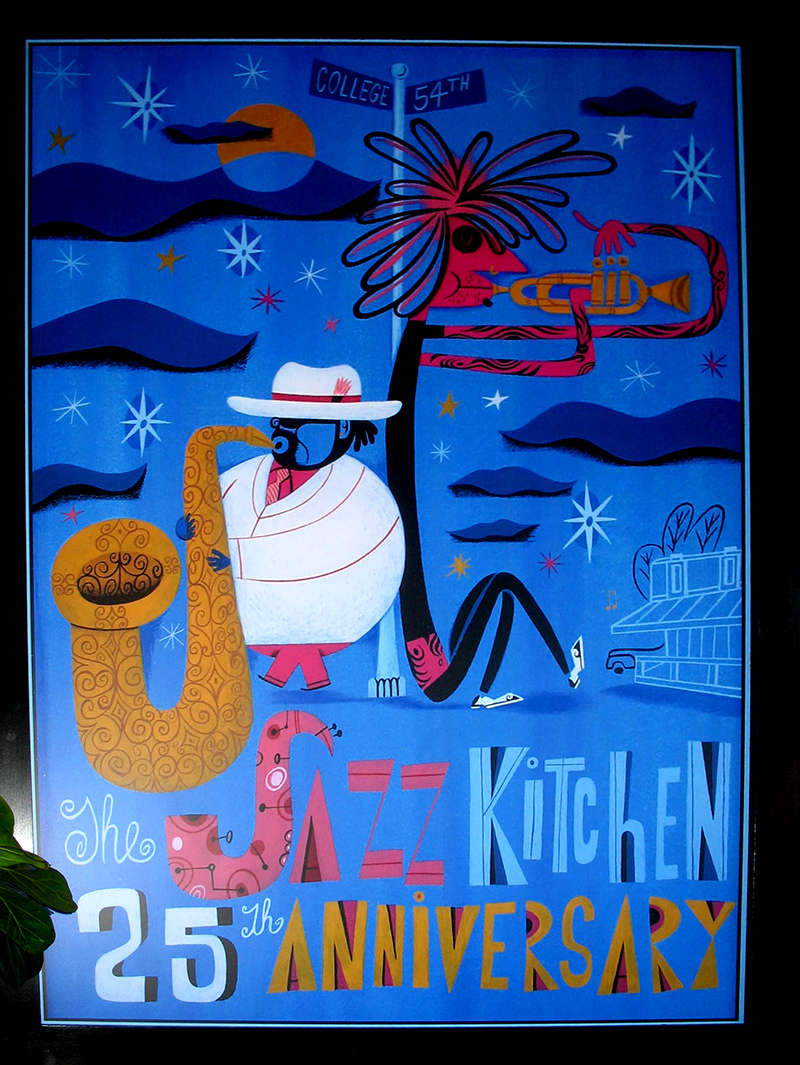 A poster from 2019 celebrating the 25th