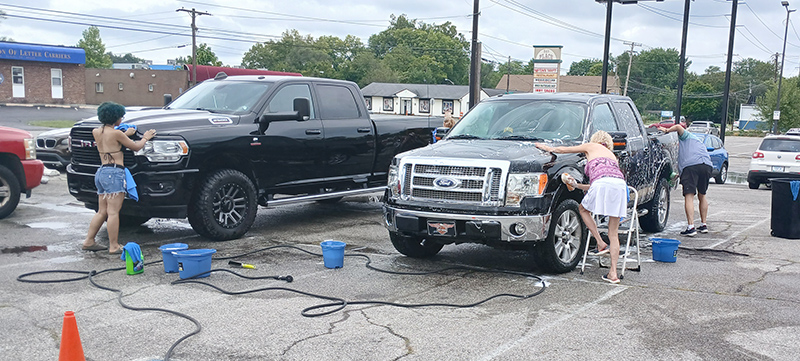 Frog's Random Rippling - Car Wash Fundraiser