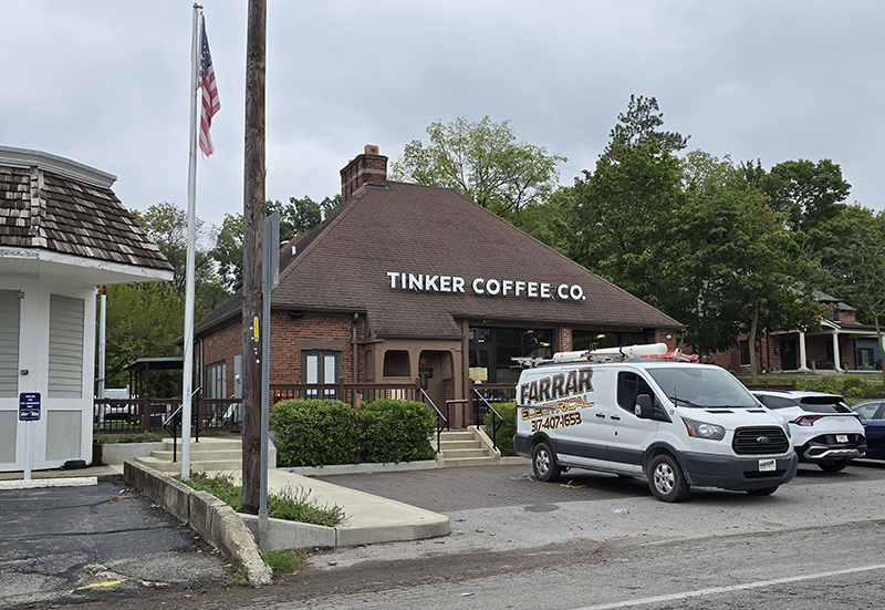 Random Rippling - Tinker Coffee Sign