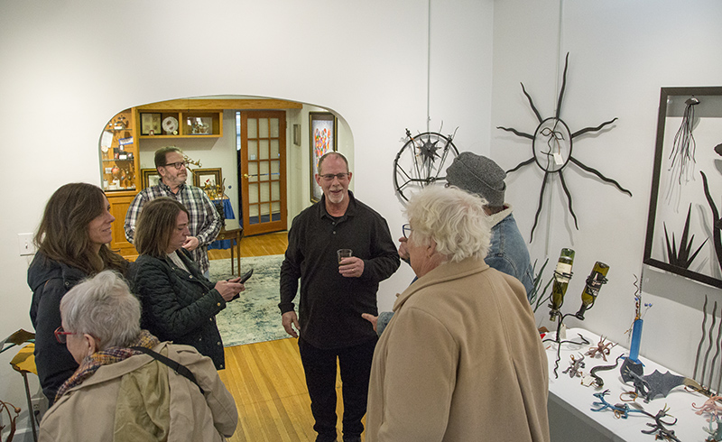 Random Rippling - Art opening at Gallery 6202