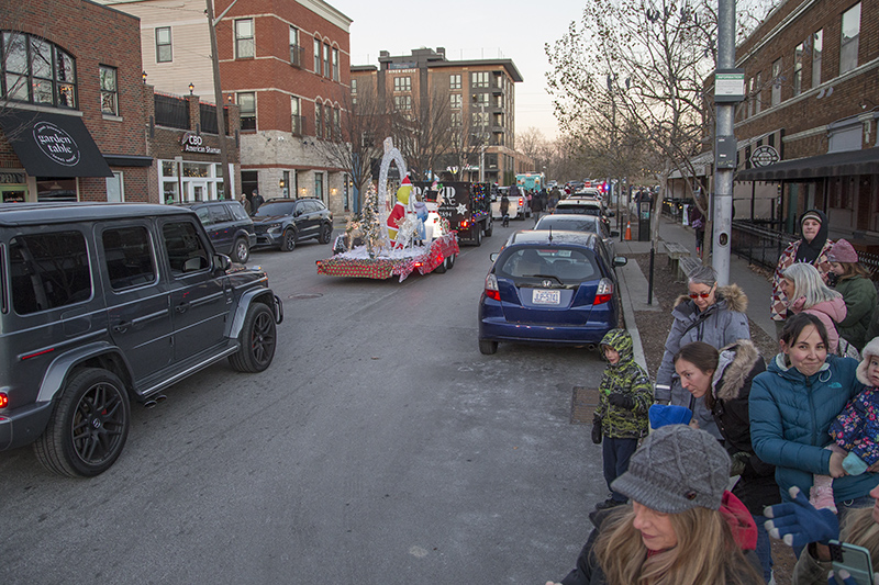 The parade rode off into the sunset