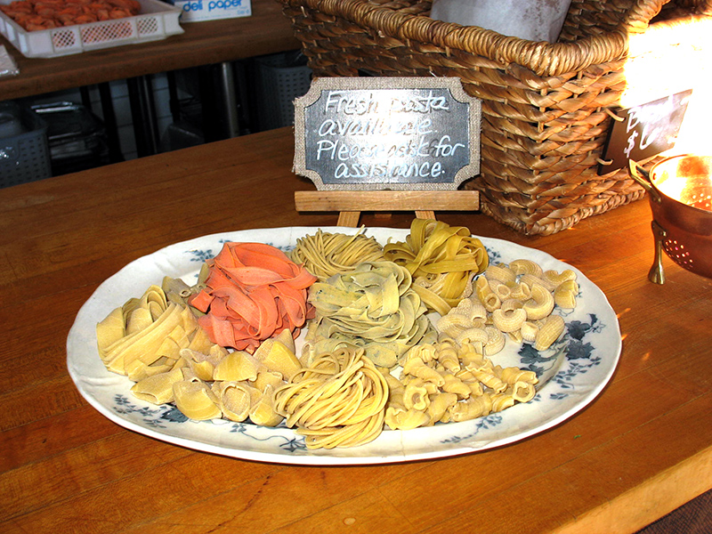 Fresh pasta is available daily at Corridor.