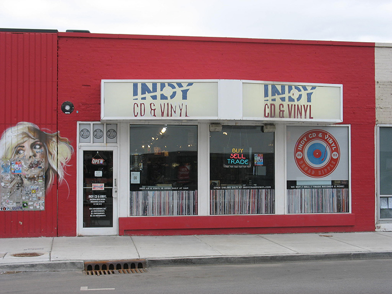 Indy CD & Vinyl is located at 806 Broad Ripple Avenue.