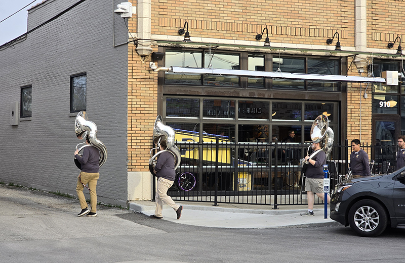 Random Rippling - Marching Band in Village